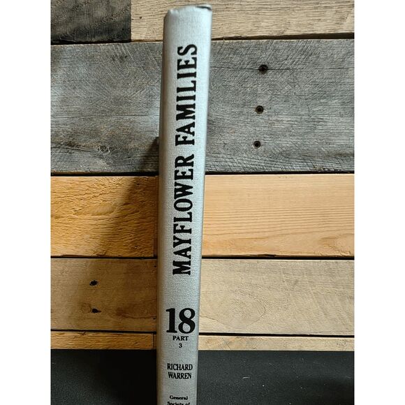 Mayflower Families through Five Generations Vol. 18 Pt. 3 (2001) HC Warren - Picture 2 of 2